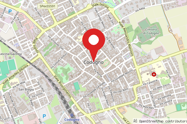 Mappa di Codogno