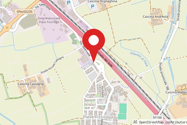Mappa di Pieve Fissiraga