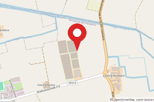 Mappa di Terranova dei Passerini