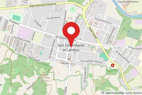 Mappa di San Colombano al Lambro